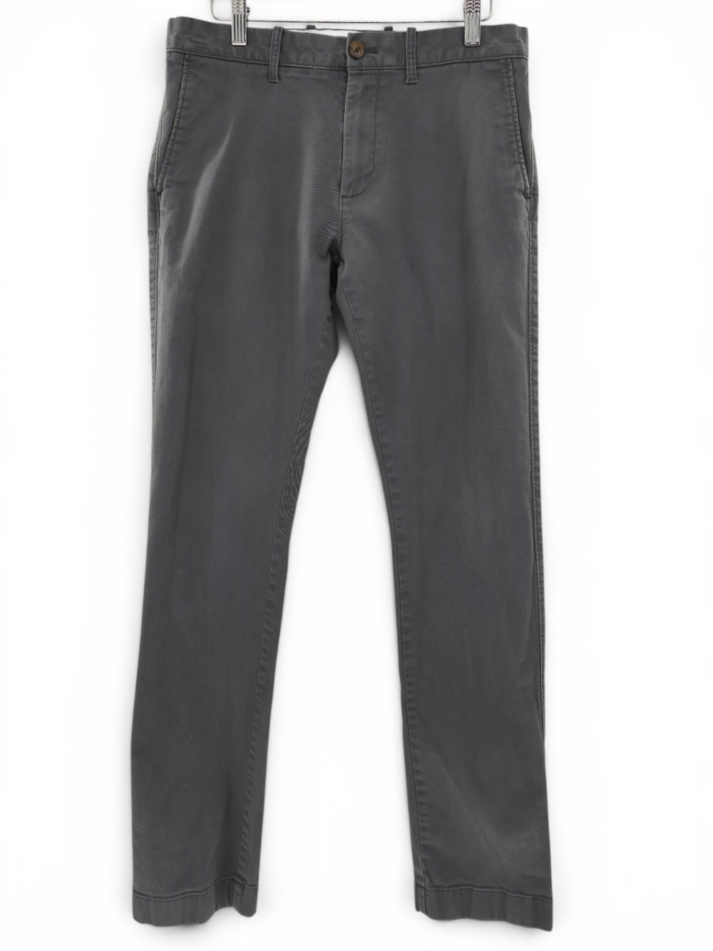 J.Crew Flex Men's Slim Chino Pants 30x32 Gray Cotton Stretch Business Casual